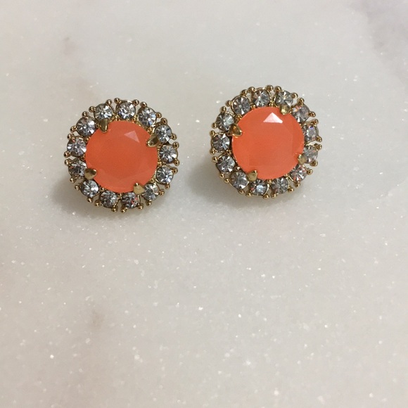 kate spade Jewelry - Kate Spade Gold and Orange Earrings